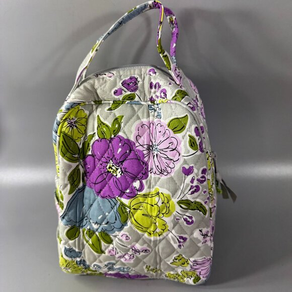 NWT Vera Bradley Lunch Bag Watercolor Insulated Lunchbox Gray - Picture 5 of 10